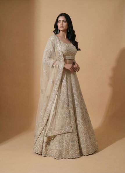 Golden Sand Regal Anarkali